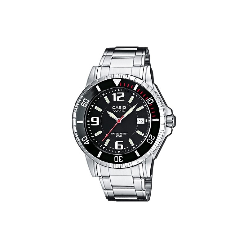 CASIO COLLECTION Mod. DIVER 200m NEOBRITE - BLACK MTD-1053D-1AVES